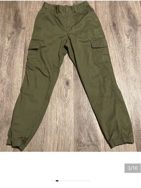GAP Olive Green Girlfriend Jogger Pants